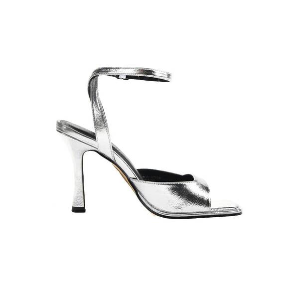 NEW CHINESE LAUNDRY women's lynwood heel sandals in silver - Picture 5 of 5